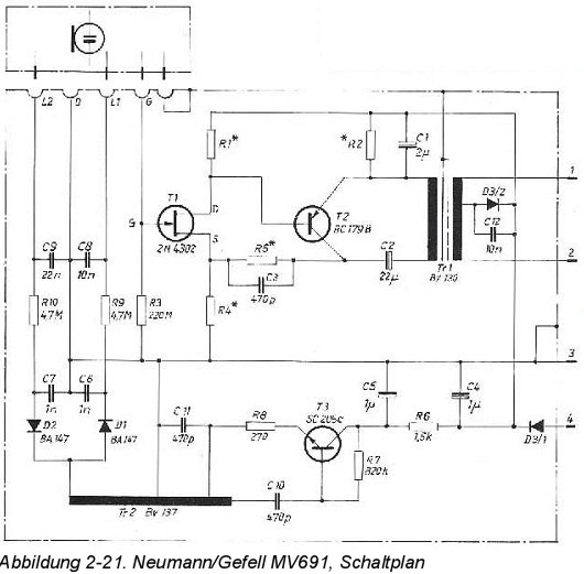 Sch�ma zapojen� MV691