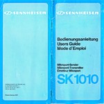 Mikroport SENNHEISER SK 1010 - uivatelsk manul