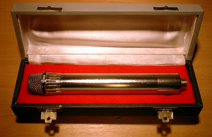 Kondenztorov tranzistorov (FET) mikrofon AMC 420 v pvodn krabice